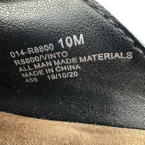 Rialto Black Vegan Maryjane Slip On Mules with Star Cutouts Size 10M - Picture 5 of 5